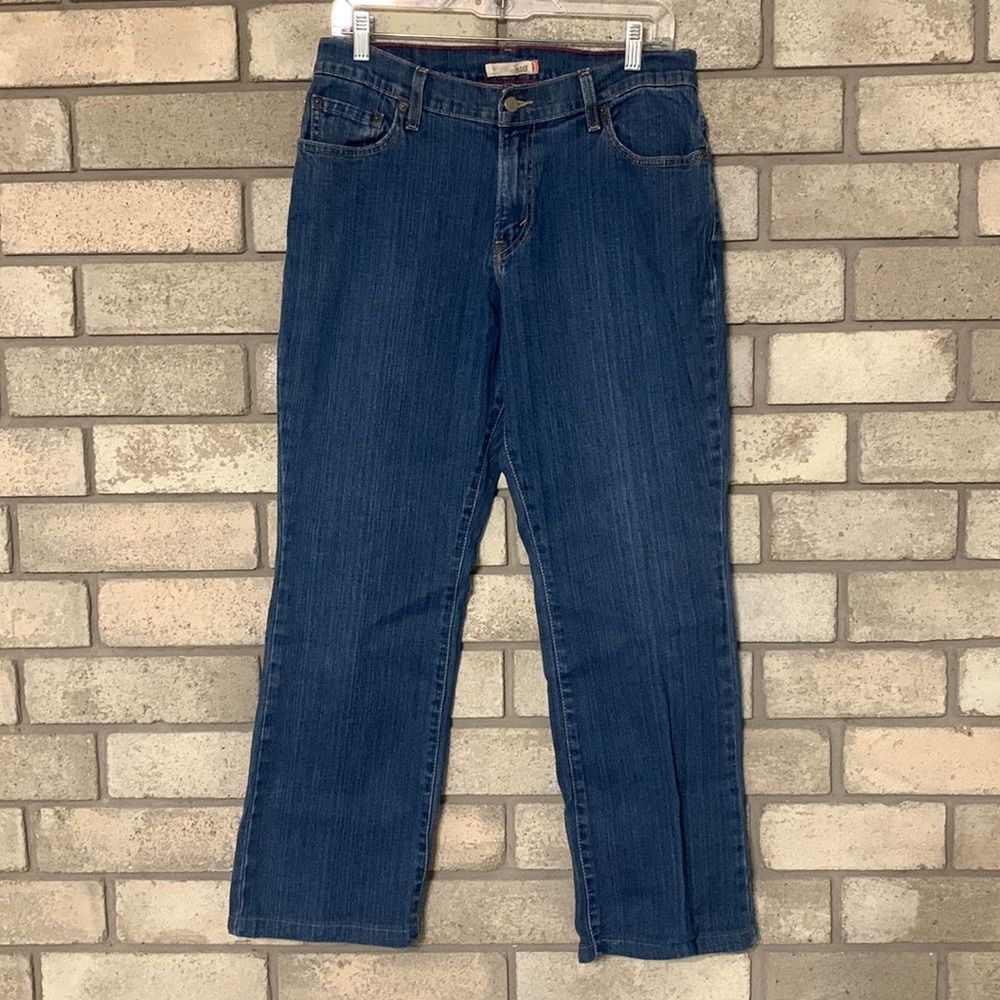Levi’s 550 bootcut jeans size 10 short blue